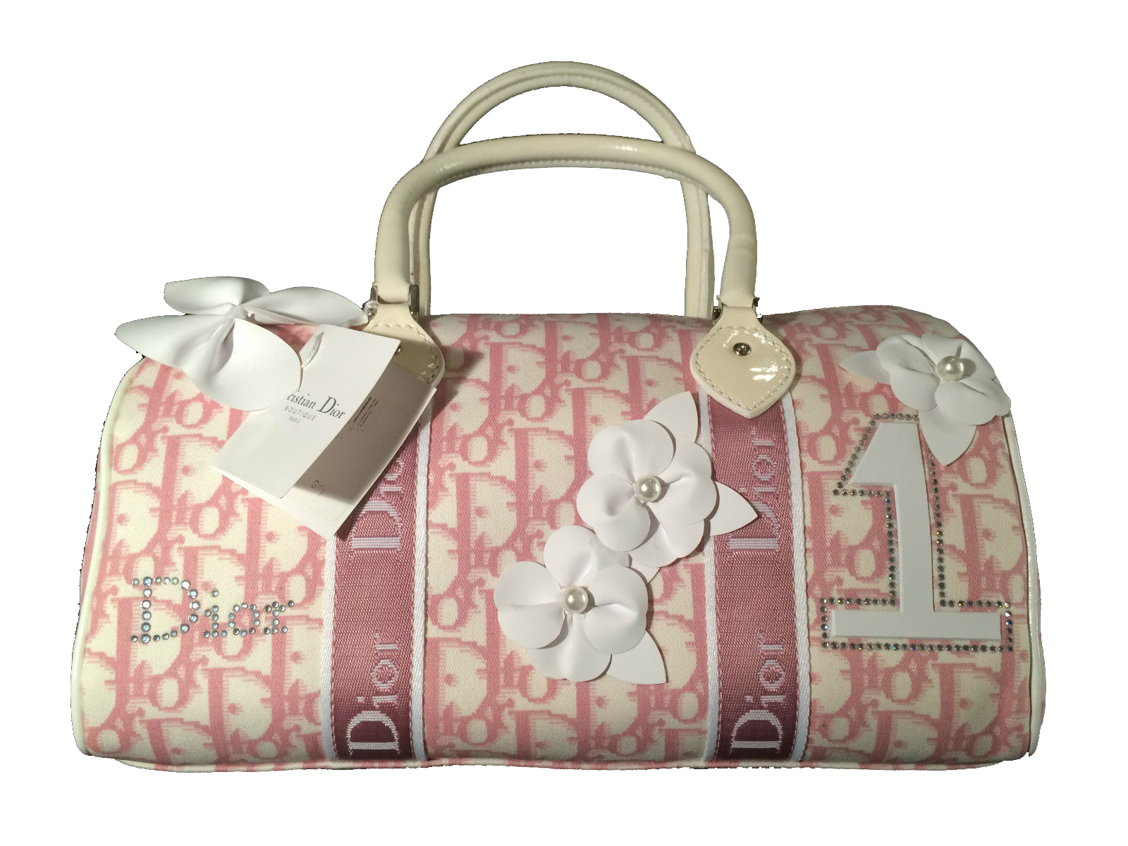 Christian Dior Girly Boston Bag - Pink Handle Bags, Handbags - CHR362188
