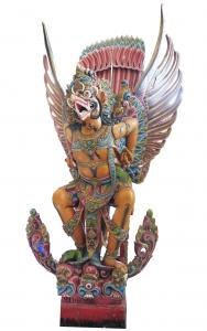 Huge Carved Wooden Garuda