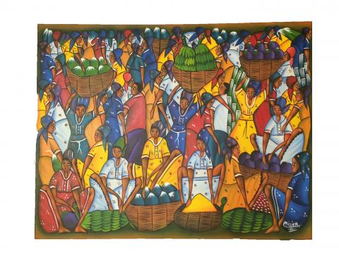 Haitian Art Painting by Millien