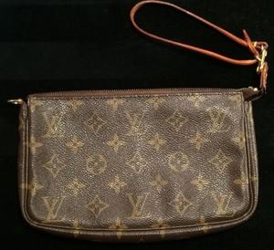 Louis Vuitton Brown Canvas Monogram Pochette