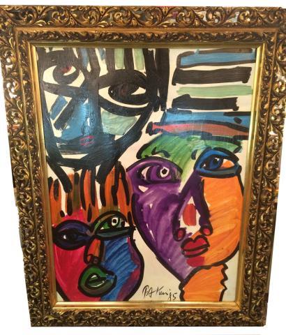 Original Peter Keil Expressionism Painting