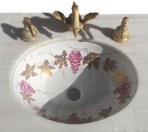 Swan Faucets and Marble Sink