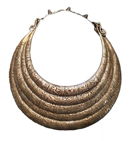Tibet Silver Bib Necklace Collar