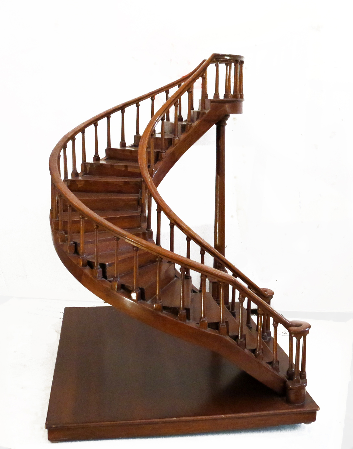 Miniature Staircase Handcrafted Mahogany | worthgalleries.com