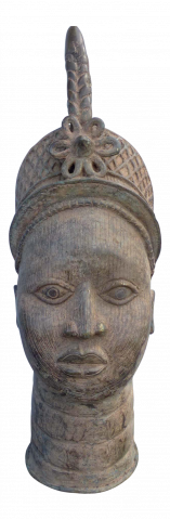 Bronze Head of an Ife Queen Mother